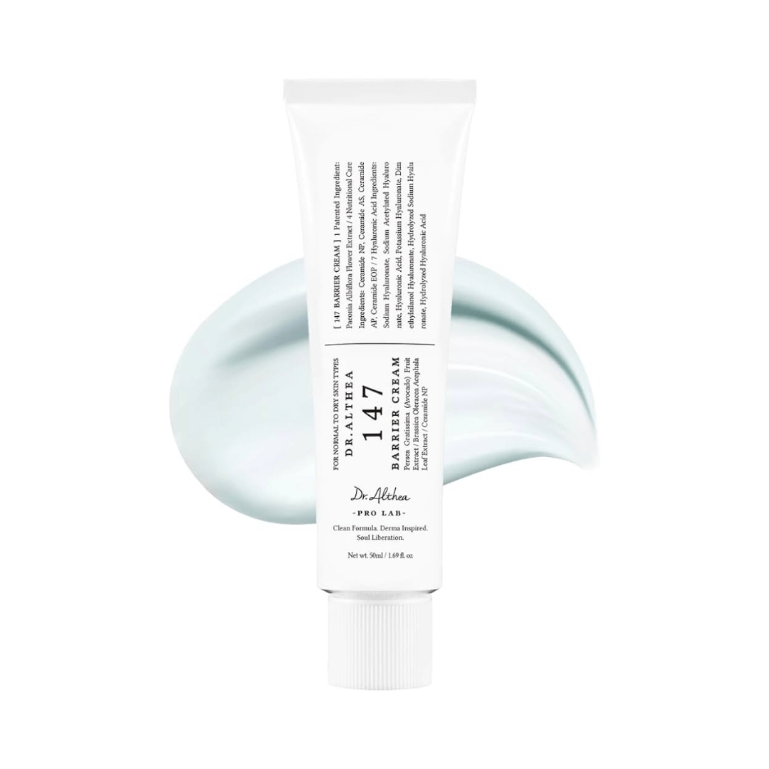 147 Barrier Cream de Dr. Althea, crema hidratante para fortalecer la barrera cutánea.