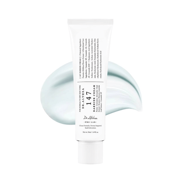 147 Barrier Cream de Dr. Althea, crema hidratante para fortalecer la barrera cutánea.