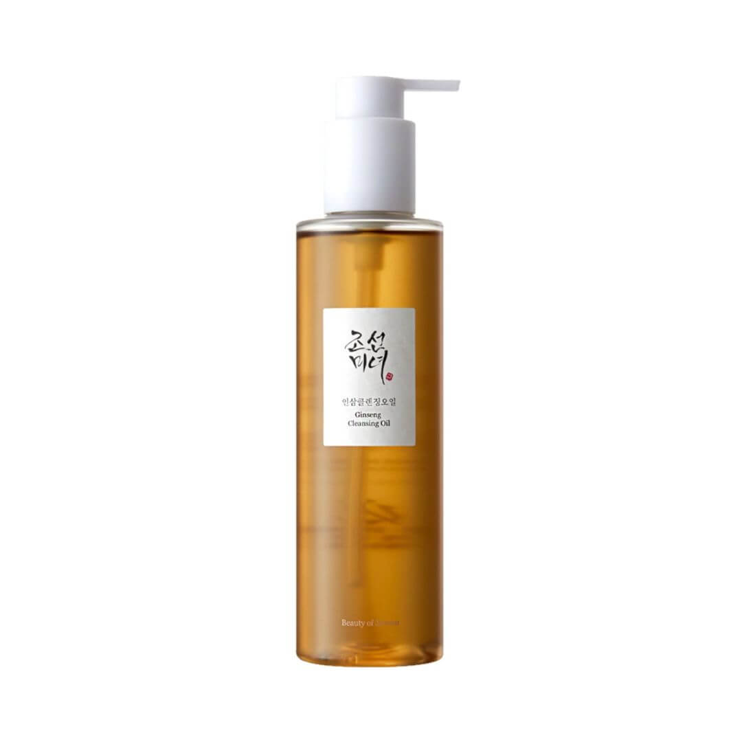 Aceite Limpiador Ginseng Cleansing Oil Beauty of Joseon disuelve maquillaje resistente.