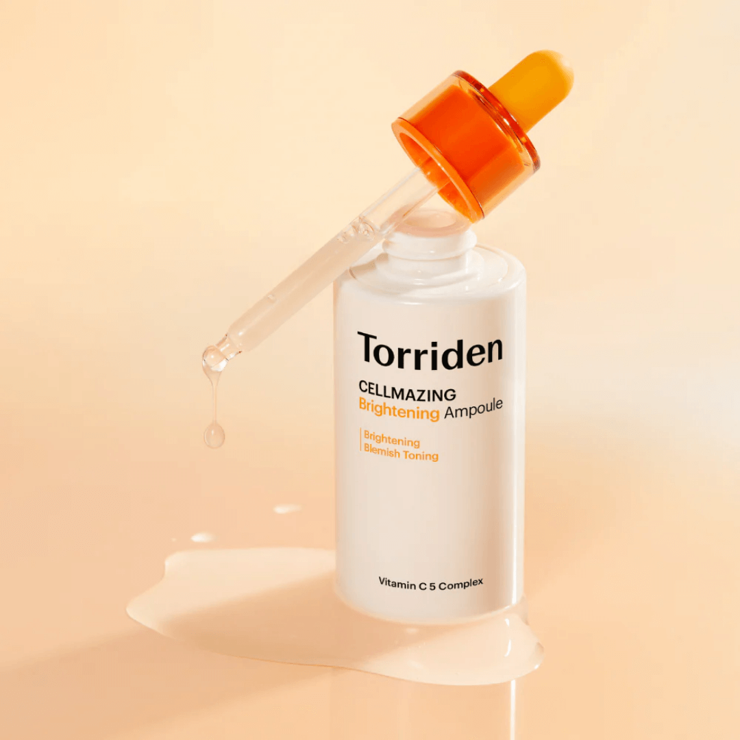 Sérum iluminador Torriden Cellmazing para revitalizar piel opaca.