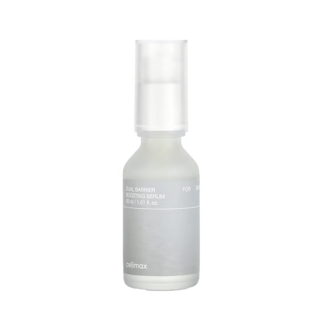 Celimax Dual Barrier Boosting Serum con ceramidas y pantenol.