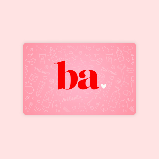 Gift card personalizada de Beauty Addicts para productos exclusivos de skincare y más.