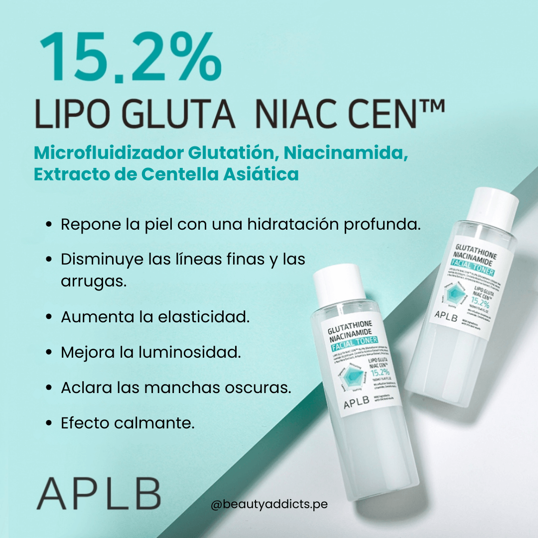 APLB Toner para emparejar el tono y suavizar la piel.