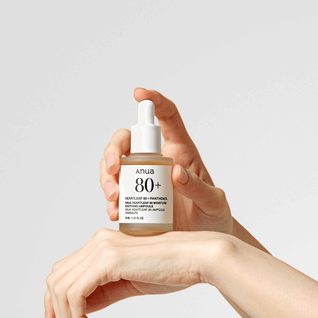 Suero hidratante Anua Heartleaf 80 para piel irritada o enrojecida.
