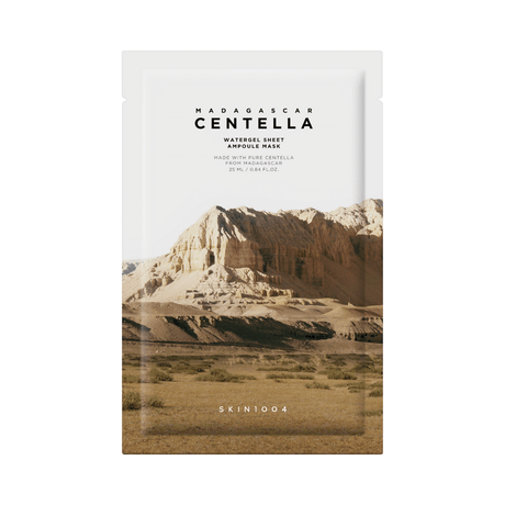 Mascarilla SKIN1004 Centella Watergel Sheet hidratante y calmante.