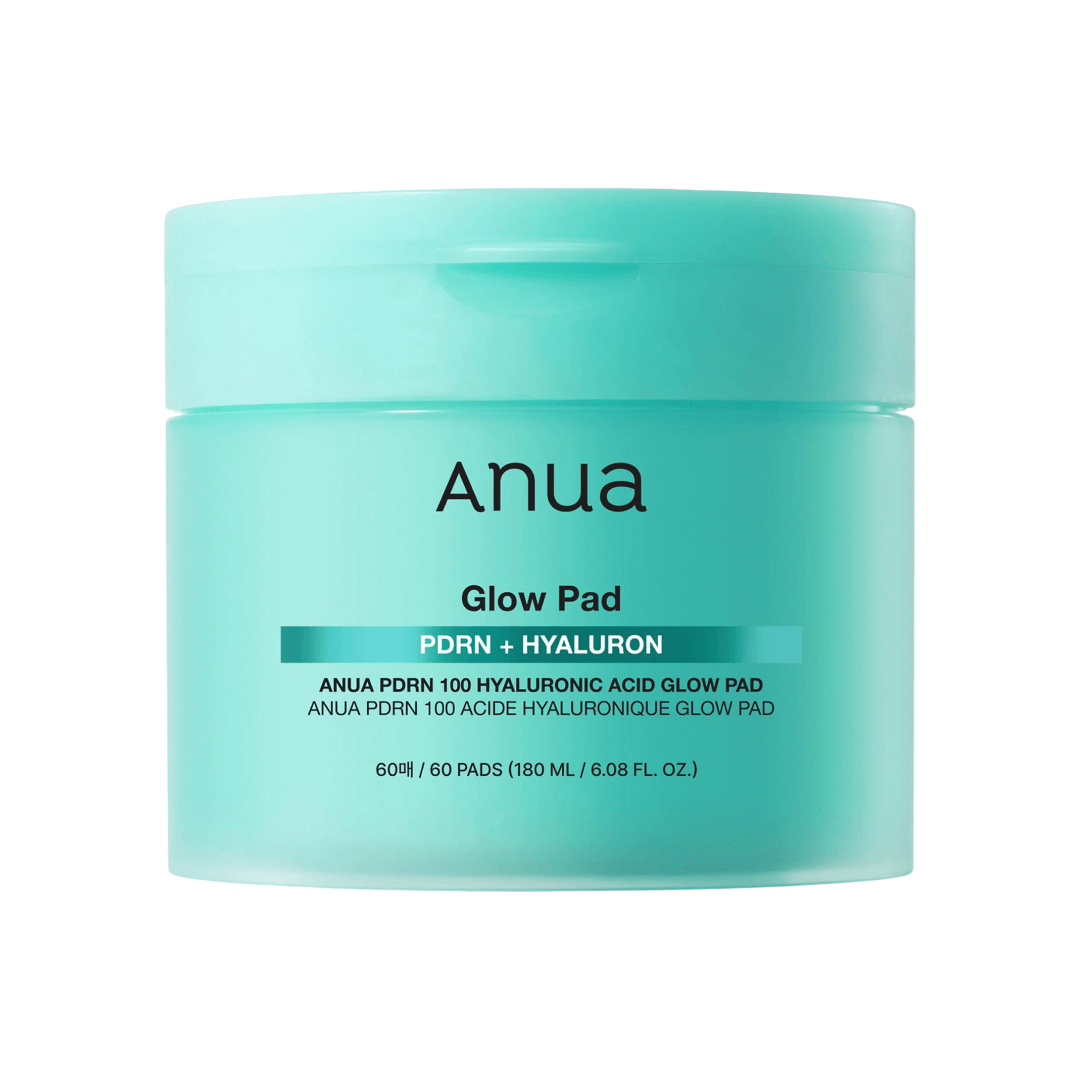 Pads faciales Anua PDRN 100 con ácido hialurónico para luminosidad.