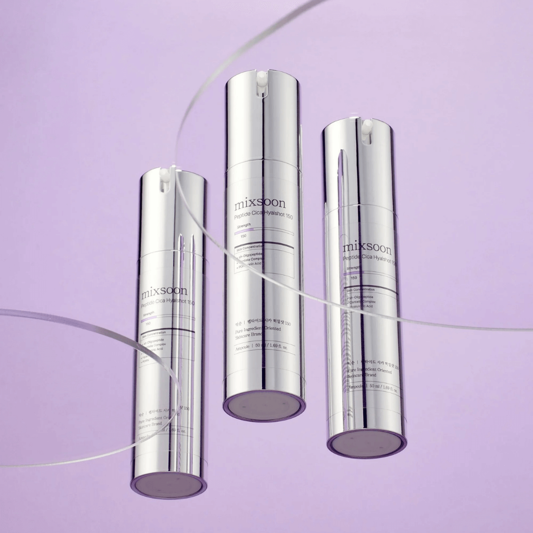 Peptide Cica Hyalshot 150 Mixsoon con fórmula antiarrugas e hidratante.