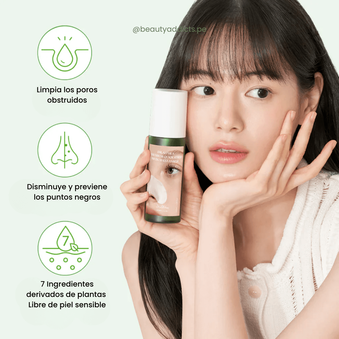 Limpiador coreano Dr. Althea con Extracto complejo derivado de plantas.