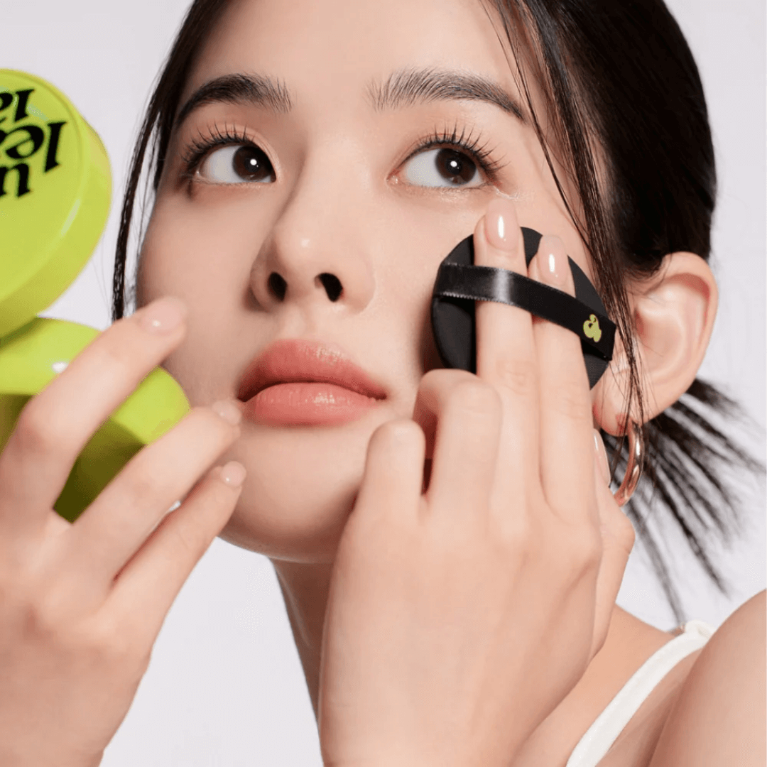 Satin Wear Healthy-Green Cushion maquillaje ligero con protección solar.