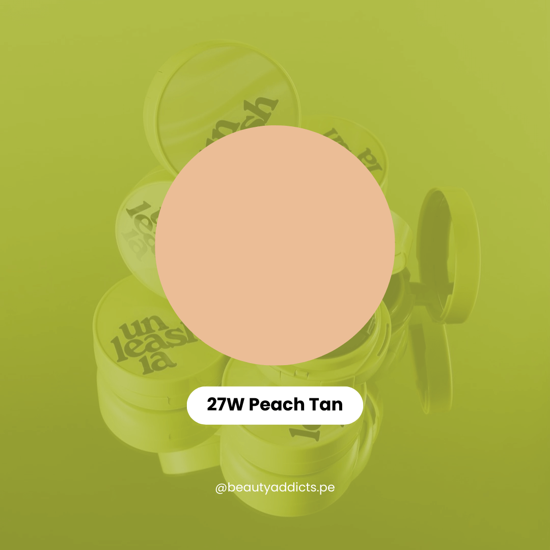 Satin Wear Healthy-Green Cushion con efecto segunda piel y acabado suave.