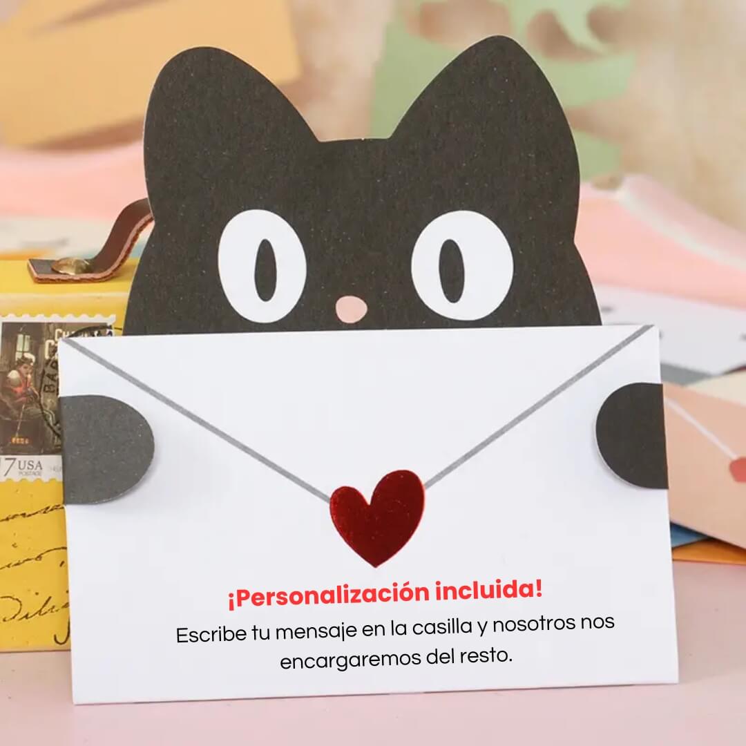 Tarjeta decorativa con ilustraciones de animalitos, perfecta para cumpleaños y más.