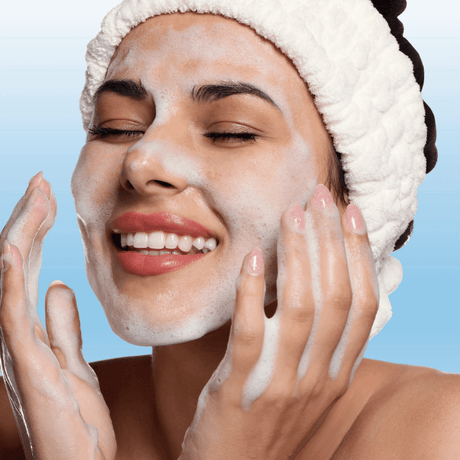Espuma limpiadora Medicube Zero Foam para piel fresca y equilibrada.