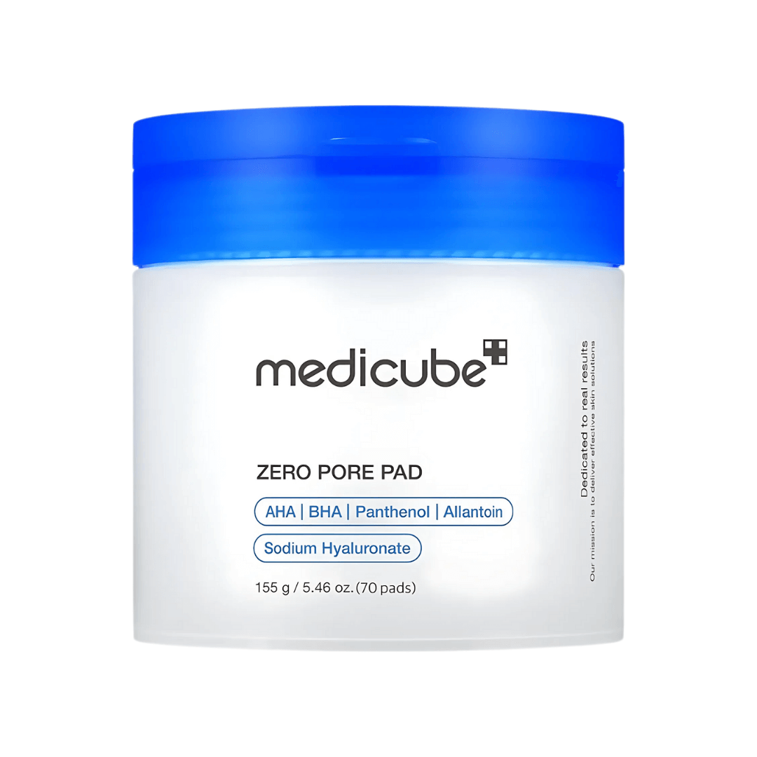Pads exfoliantes Medicube Zero Pore 2.0 para piel grasa y con poros.