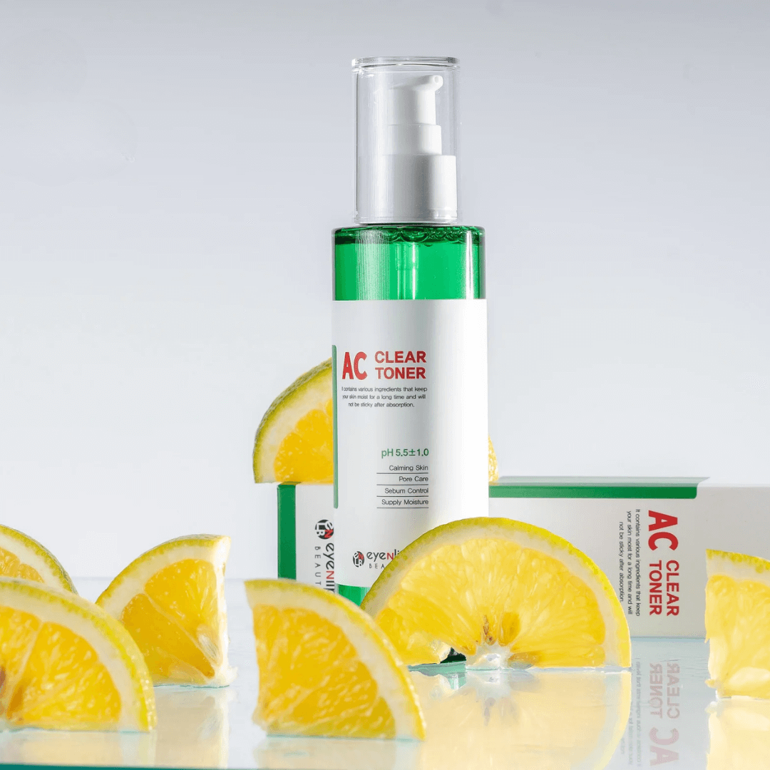 Tónico facial AC Clear para piel grasa y acneica.