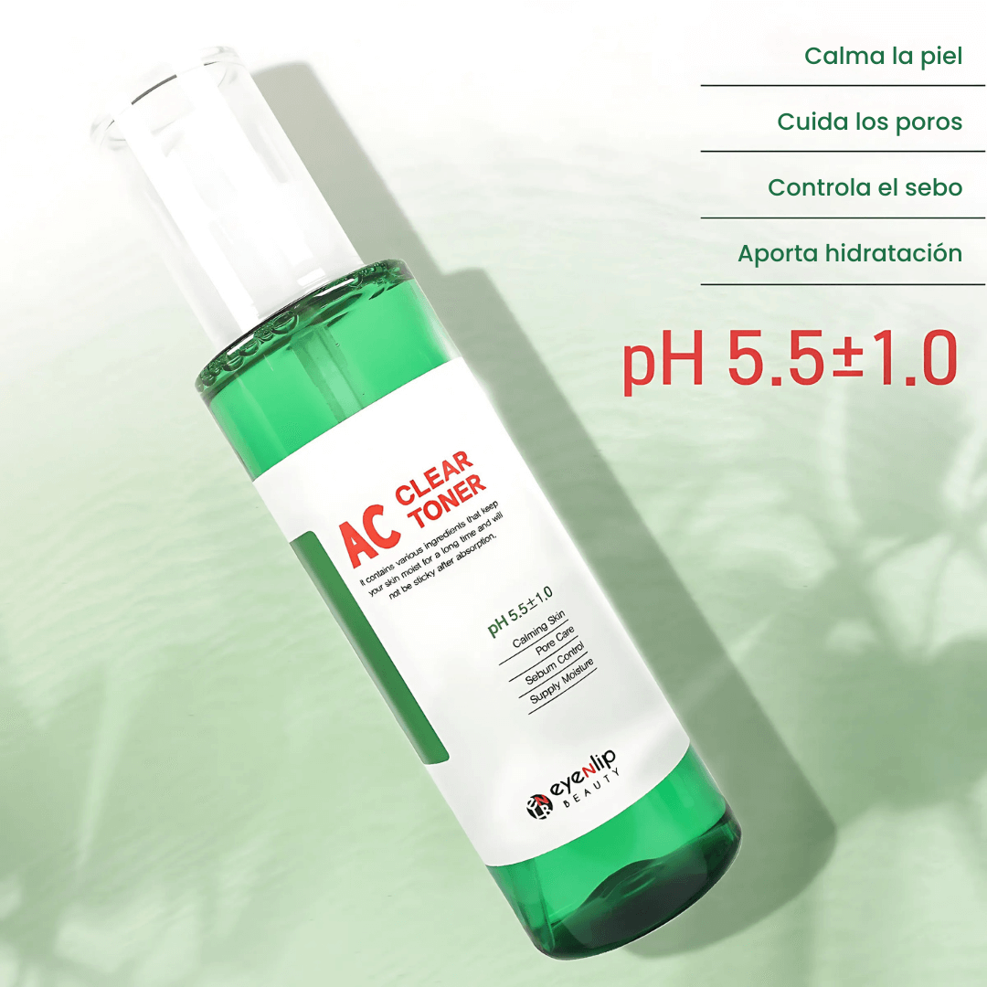 Eyenlip AC Clear Toner para poros y espinillas.
