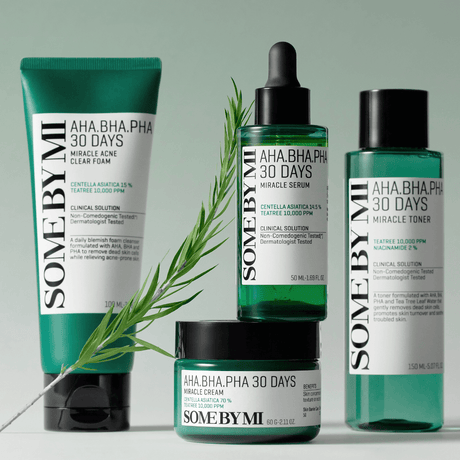 Set Miracle 30 Days AC SOS para exfoliar y reducir imperfecciones.