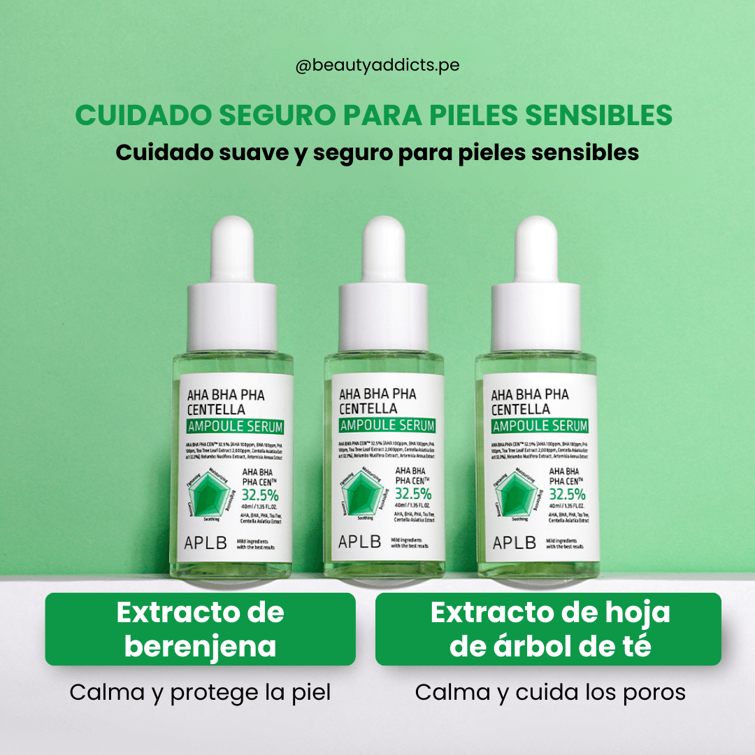 APLB Ampoule Serum para controlar grasa y rojeces.