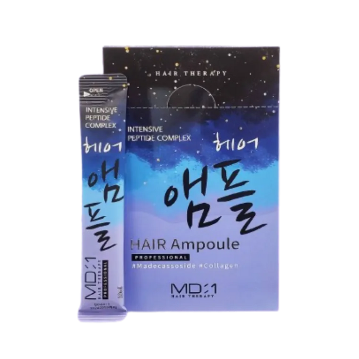 Ampollas para el cabello Péptidos + colágeno