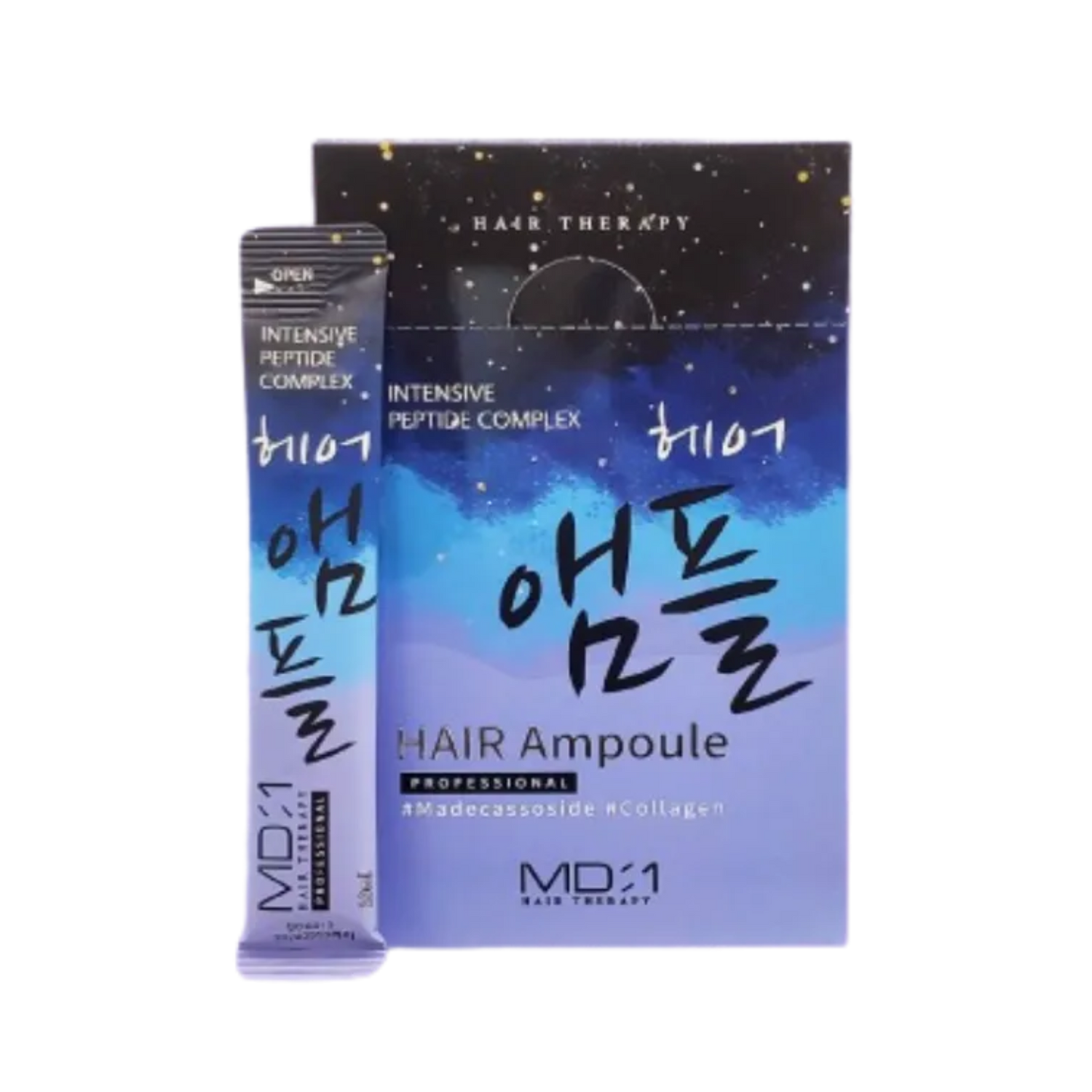 Ampollas para el cabello Péptidos + colágeno