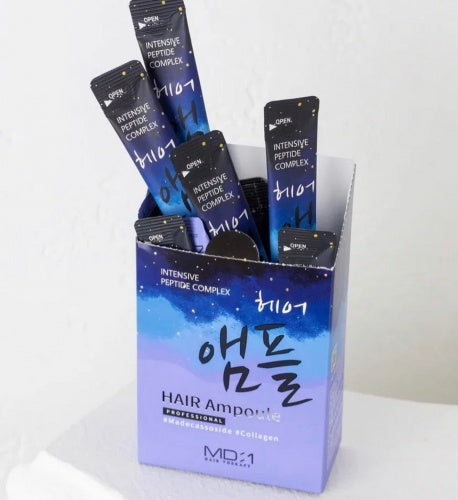 Ampollas para el cabello Péptidos + colágeno