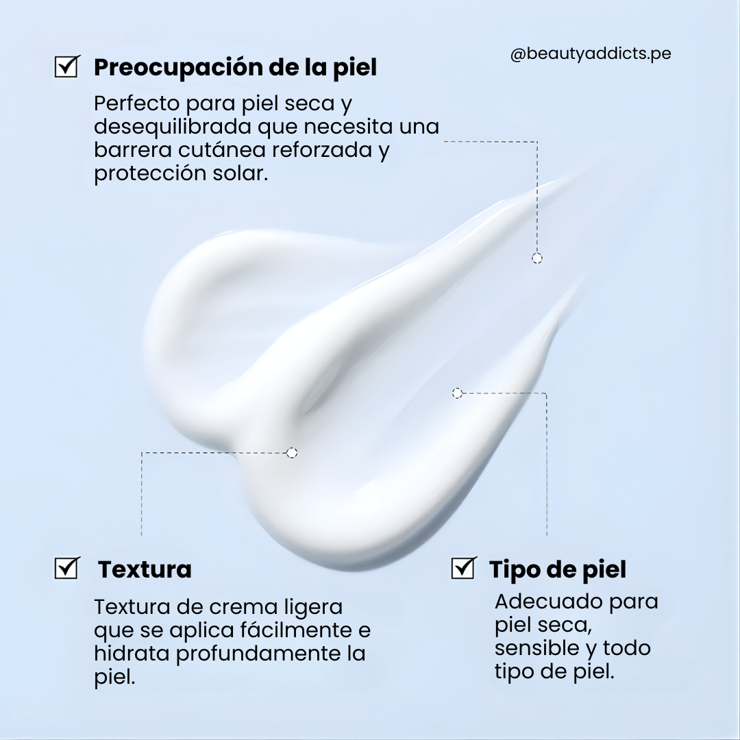 Aqua Glowing Sunscreen Dr. Althea ideal para proteger del sol y reforzar la barrera cutánea.