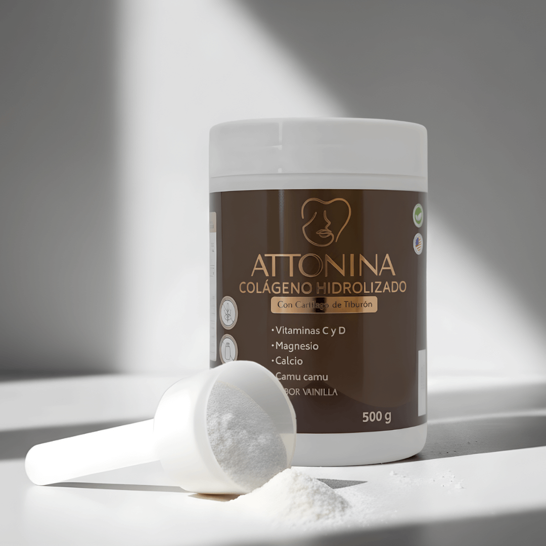 Attonina Colágeno Hidrolizado Hospital Supplies nutre piel, cabello y uñas desde el interior.