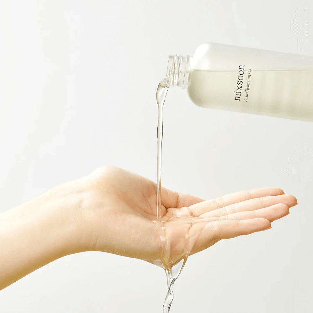 Mixsoon Bean Cleansing Oil, fórmula suave con textura ligera y acabado no graso.