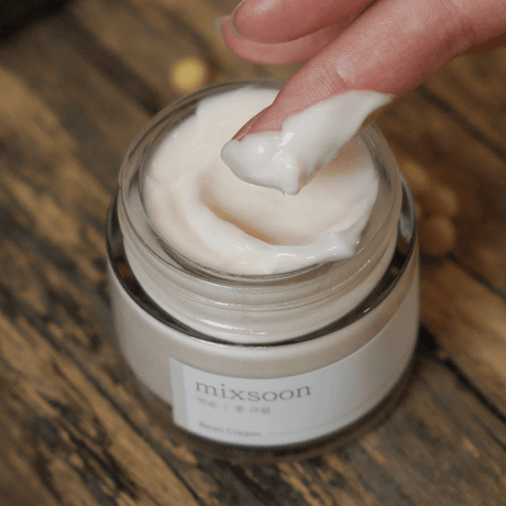Mixsoon Bean Cream, crema coreana hidratante ideal para fortalecer la barrera cutánea.