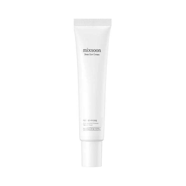 Mixsoon Bean Eye Cream con fermentos que hidratan y reducen arrugas alrededor de los ojos.