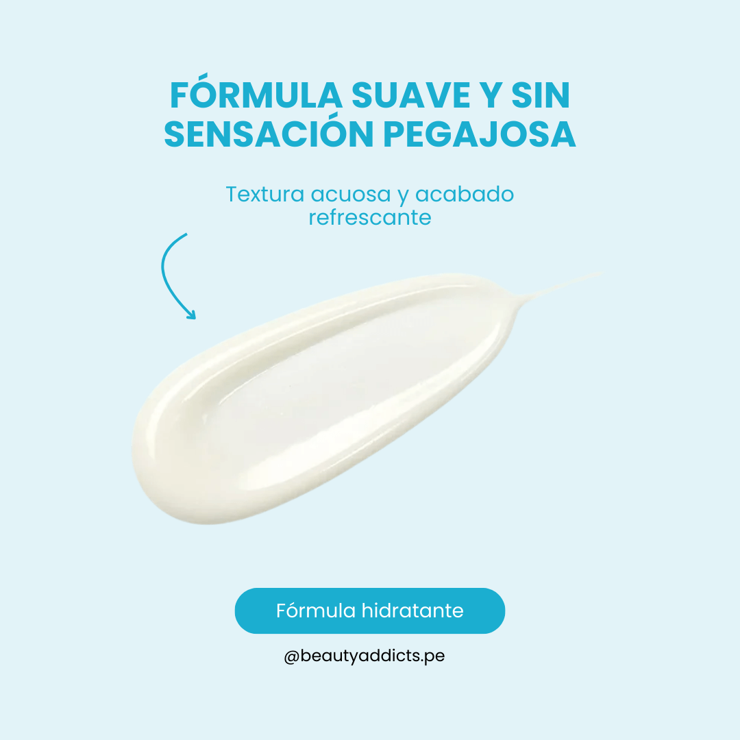 Bio Watery Sun Cream de Tocobo con fórmula suave y sin sensación pegajosa es perfecta debajo del maquillaje.