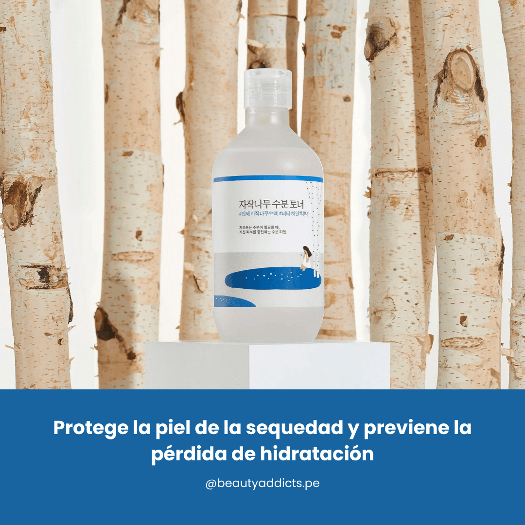 Birch Moisturizing Toner ayuda a calmar irritaciones y prevenir la deshidratación.