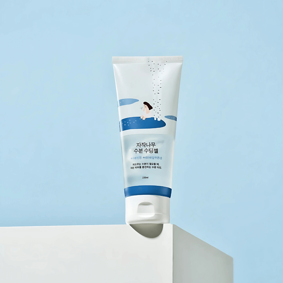 Gel calmante de Round Lab con textura ligera que refresca y reduce el enrojecimiento.