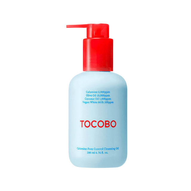 Tocobo Calamine Pore Cleansing Oil que controla el sebo y limpia los poros con suavidad.