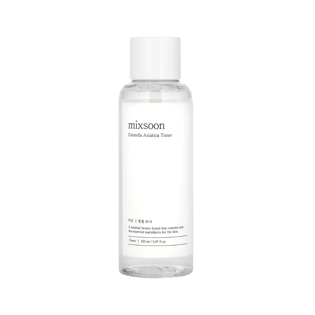 Mixsoon Centella Asiática Toner que ayuda a reparar la barrera cutánea dañada.