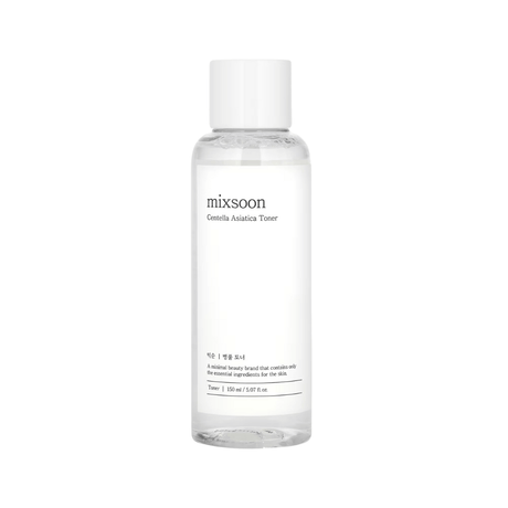 Mixsoon Centella Asiática Toner que ayuda a reparar la barrera cutánea dañada.
