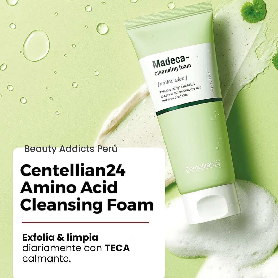 Limpiador facial con aminoácidos ideal para piel sensible o deshidratada.