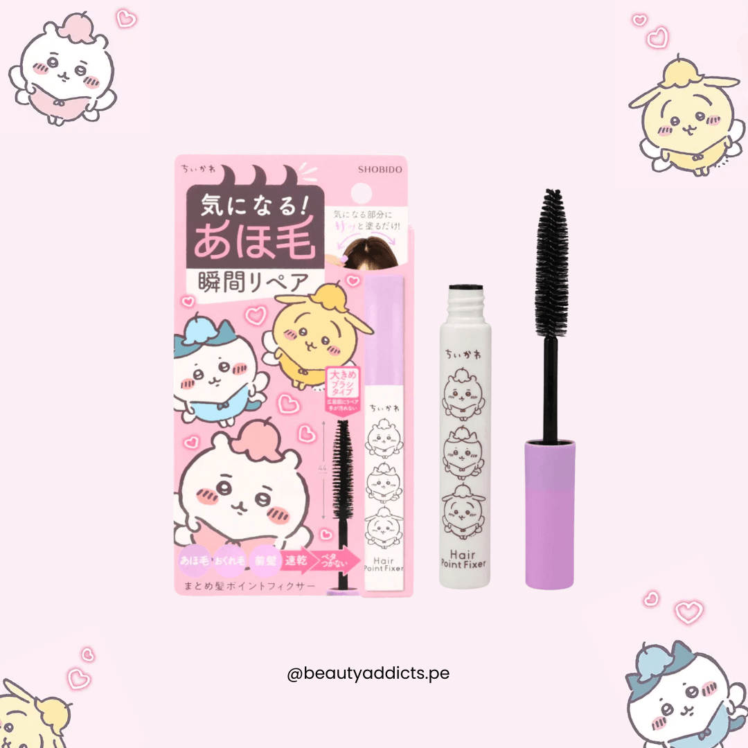 Shobido Chiikawa Fairy Hair Tying, fijador con cepillo práctico para definir mechones.