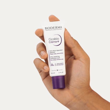 Cicabio Crème Bioderma favorece la regeneración cutánea con acción cicatrizante.