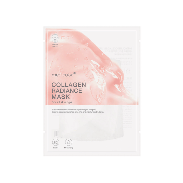 Medicube Collagen Lifting Mask con colágeno para mejorar la elasticidad de la piel.