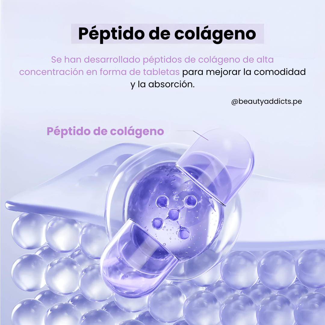 Collagen Peptide Beauty Tablet APLB potencia la producción de colágeno y firmeza facial.