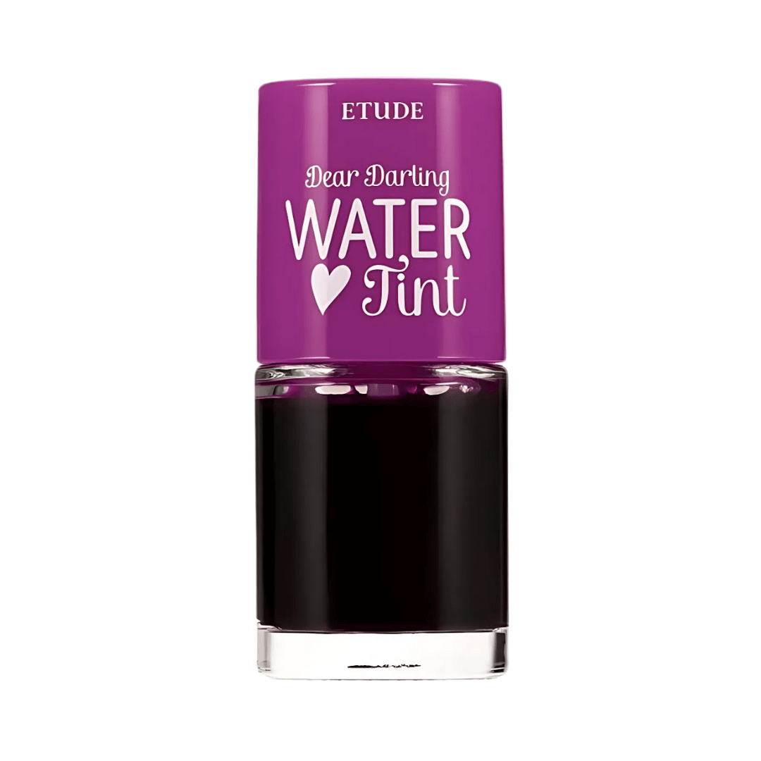 Etude Dear Darling Water Tint aporta efecto jugoso y pigmento Grape Ade.