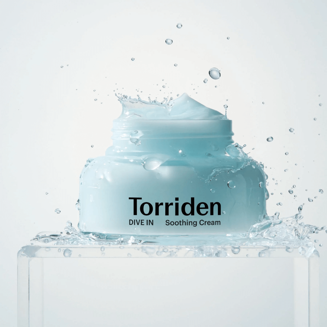 Torriden Dive In Soothing Cream que mejora la elasticidad de la piel.
