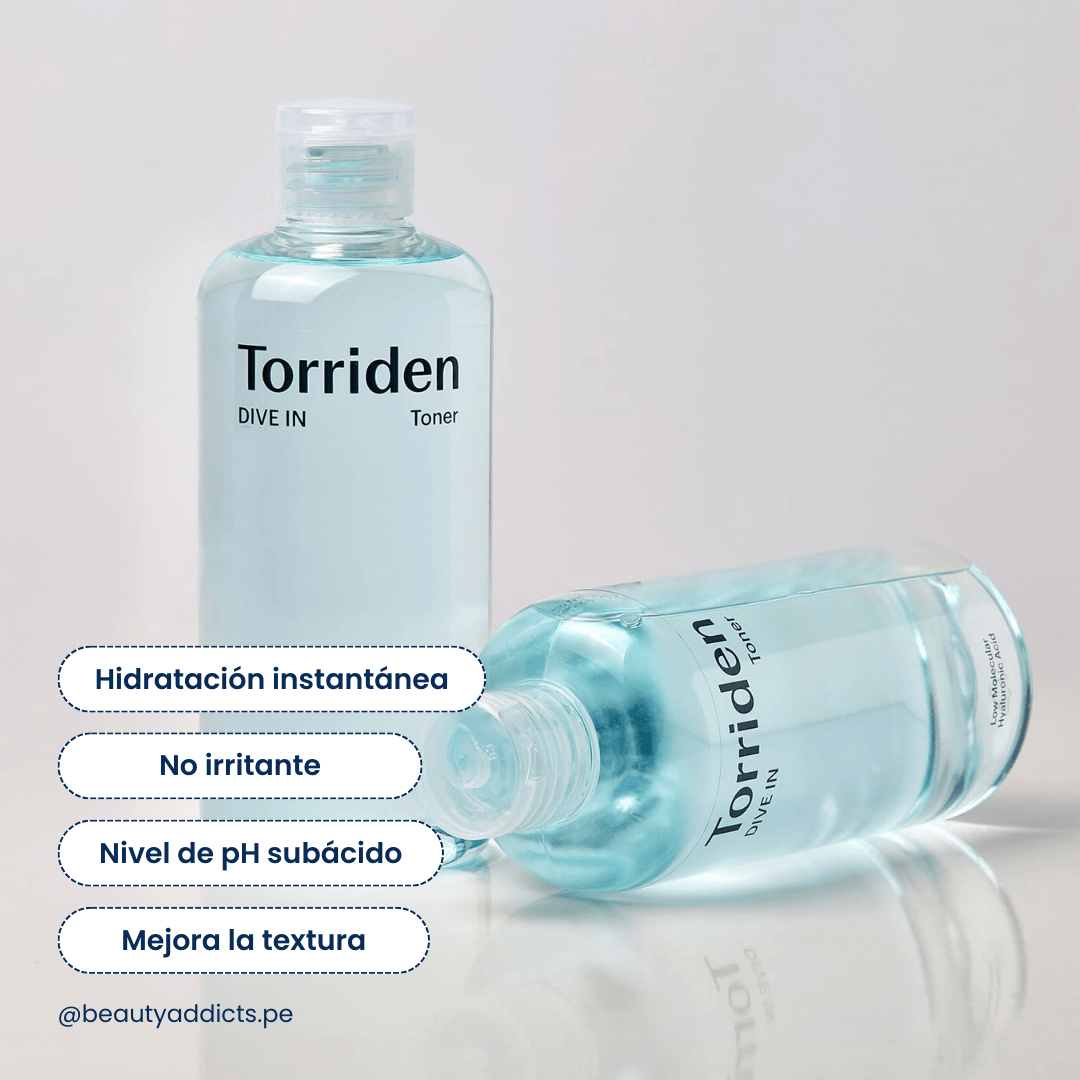 Dive In Toner hidrata profundamente y deja un acabado húmedo sin sensación pesada.