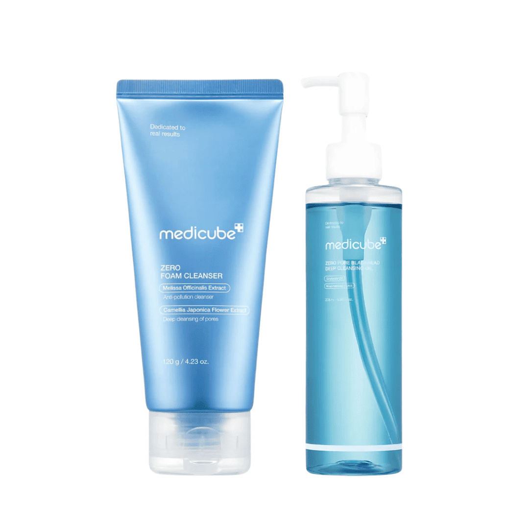 Medicube Doble Limpieza con aceite y espuma purificante para eliminar maquillaje, sebo e impurezas