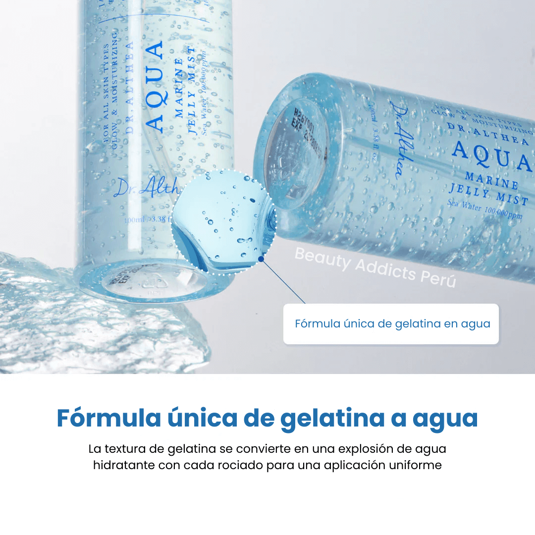 Bruma facial con textura jelly para confort inmediato.