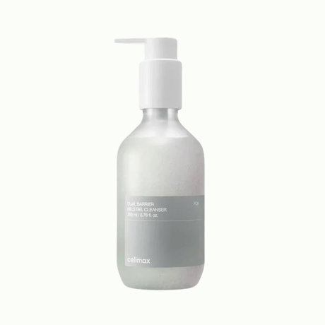 Celimax Dual Barrier Mild Gel Cleanser, limpiador suave para piel sensible.