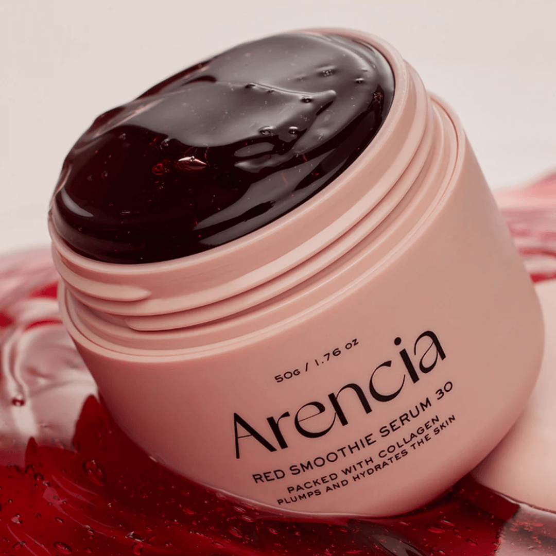 Serum Fresh Red Smoothie de Arencia que nutre intensamente y mejora el tono apagado.