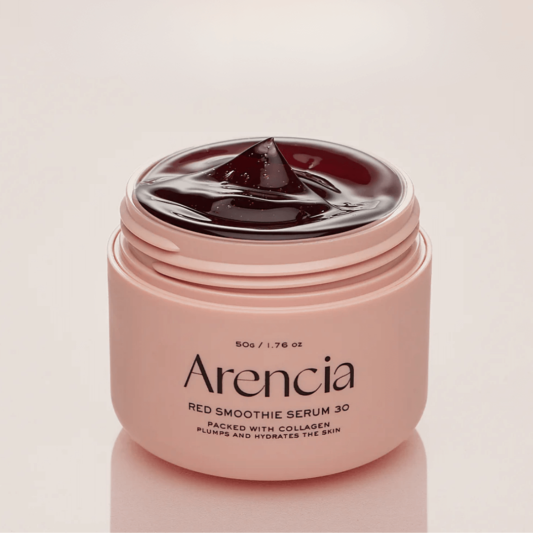Fresh Red Smoothie Serum 30 de Arencia que aumenta la producción de colágeno y firmeza.