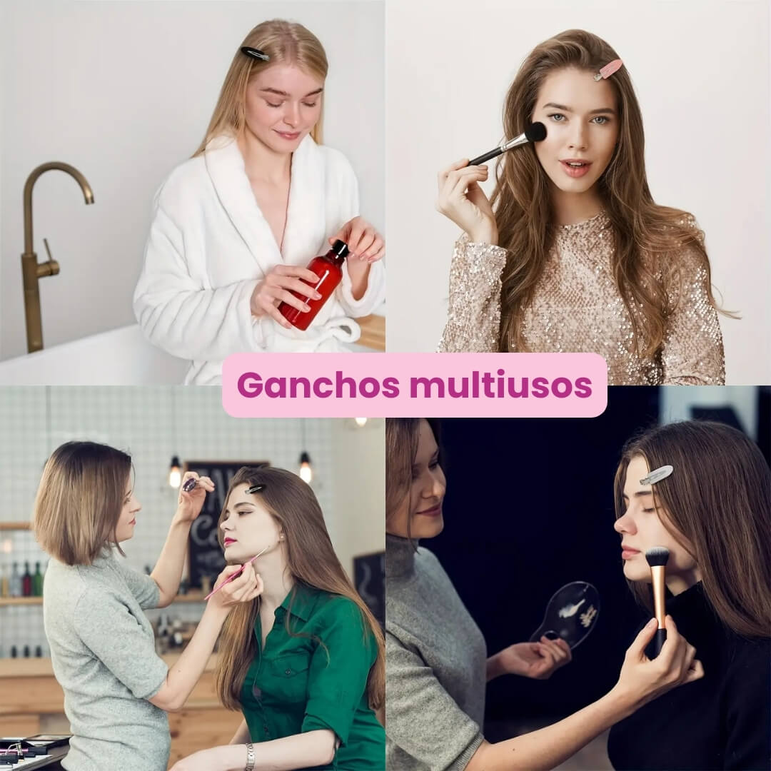 Juego de clips antideslizantes para un estilo práctico y sin esfuerzo.