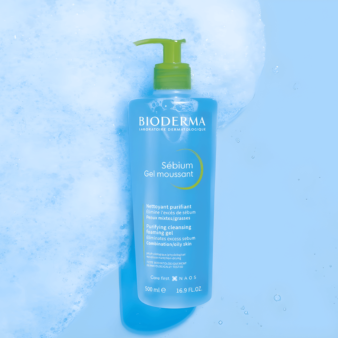 Sébium Gel Moussant Bioderma elimina impurezas y mantiene los poros limpios.